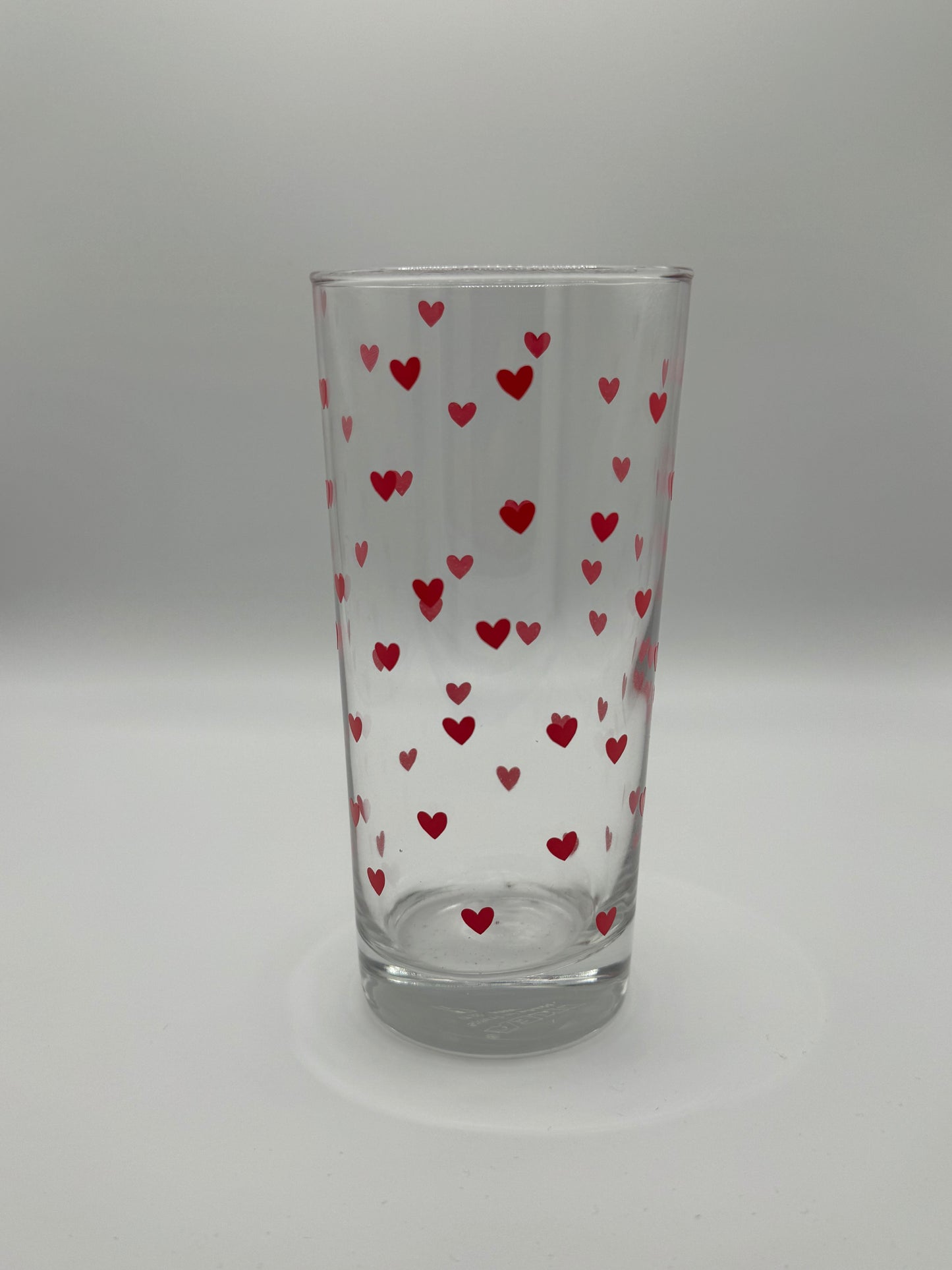 Love heart glass