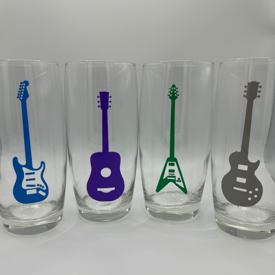 Guitar Glasses - 4 Pack