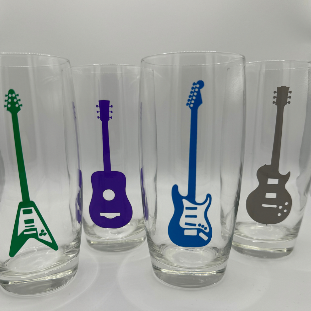 Guitar Glasses - 4 Pack