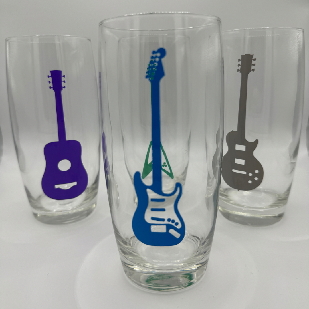 Guitar Glasses - 4 Pack