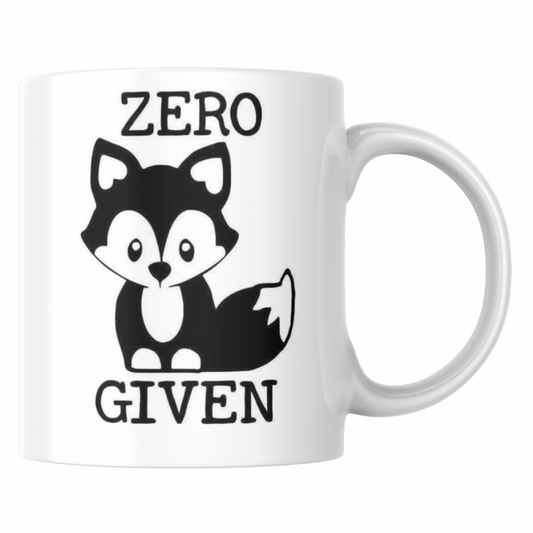 Zero fox given mug