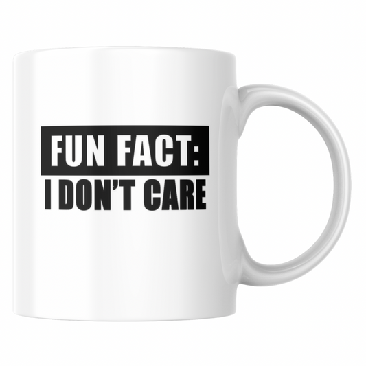 I don’t care mug